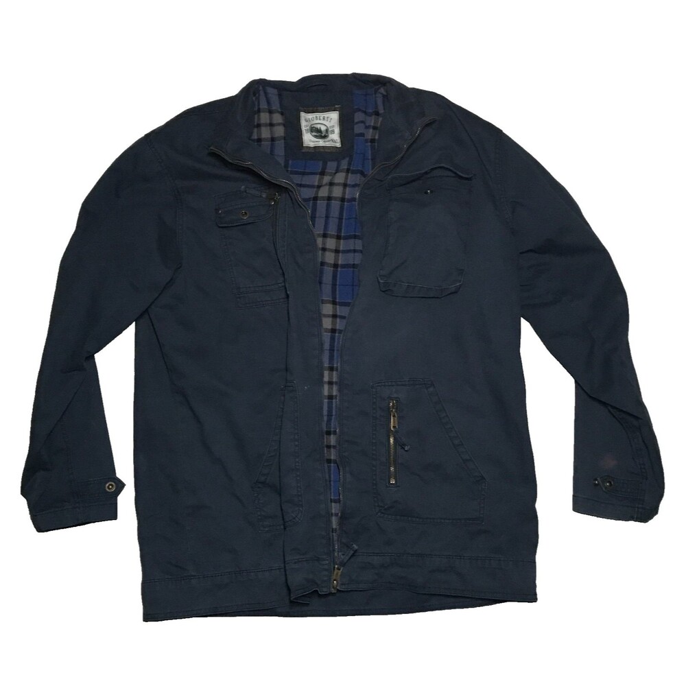 Gioberti Men's 100% Cotton Casual Twill Multi Pocket Cargo Jacket 2XL